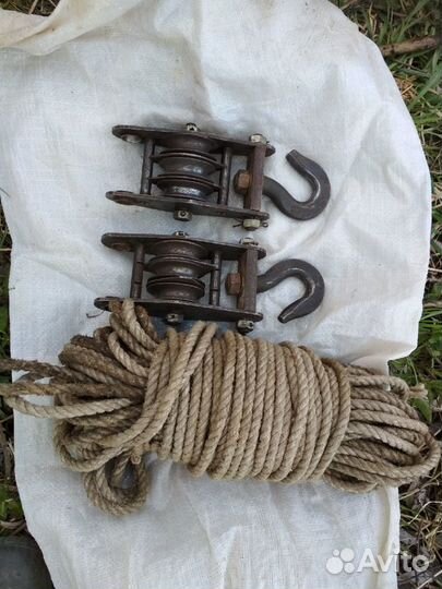 Двойные блоки для подъема грузов
