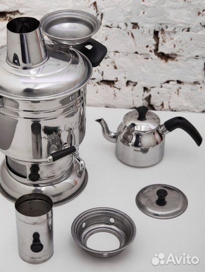 Самовар дровяной угольный