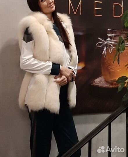 Песцовый жилет