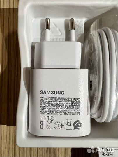Оригинальная очень быстрая зарядка Samsung 25w
