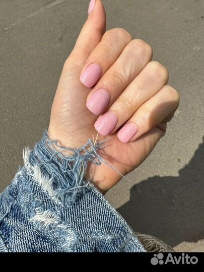 Пудровый маникюр на американской системе SNS