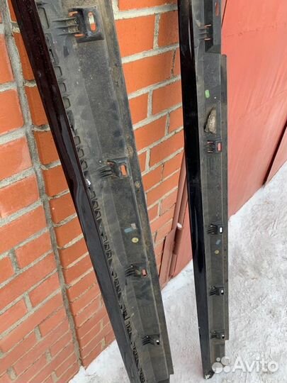 Пластиковые накладки на пороги VW Passat CC