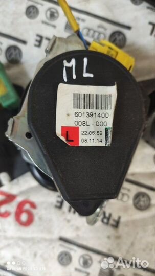 Ремень безопасности передний левый Porsche Cayenne