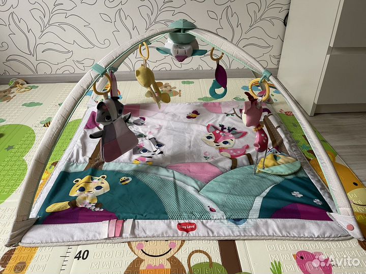 Развивающий коврик tiny love+подарок водный коврик