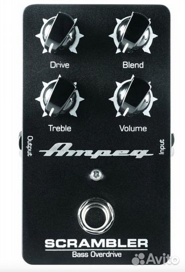 Ampeg Scrambler Bass Overdrive Pedal