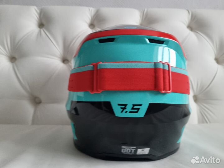 Мото Шлем Leatt 7.5 Fuel Red комплект с очками