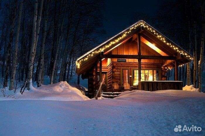 Световое украшение домов