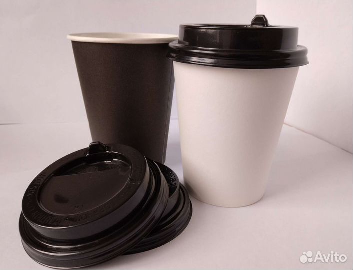 Бумажные стаканы для кофе 250мл и 350 мл