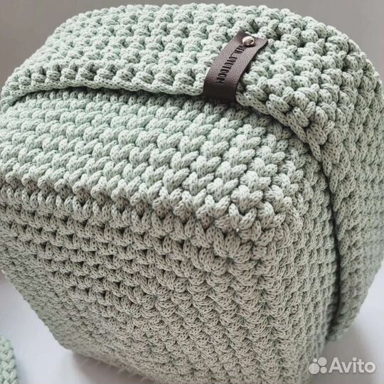 Интерьерная корзинка Мягкая корзина с отворотом