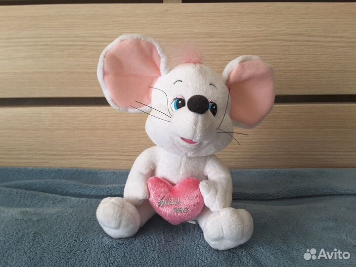 Игрушка Мышь белая