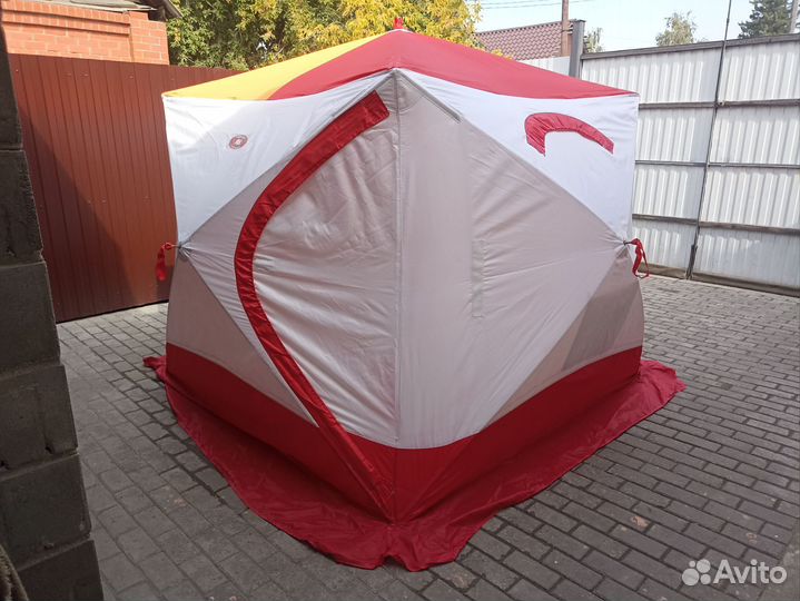 Палатка зимняя медведь cube 4