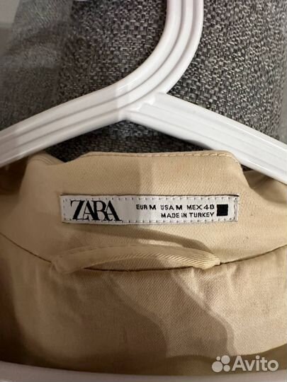 Мужской тренч zara