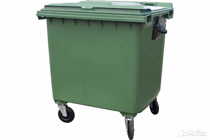 Бак мусорный пластиковый 770л П-3886