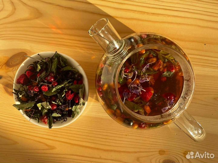 Иван-чай 1кг Ягоды и травы, экологически чистый