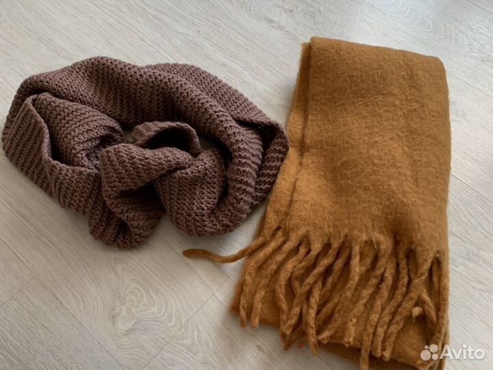 Шарф хомут плед шерсть пакетом
