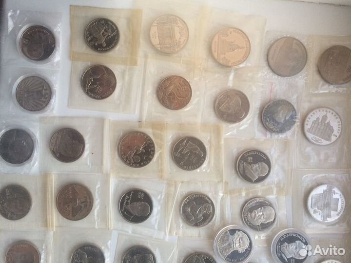 Набор монет пруф СССР и Россия молодая