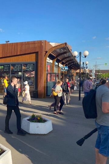 Павильоны жд станция, площади: 14, 20, 24, 48 м²