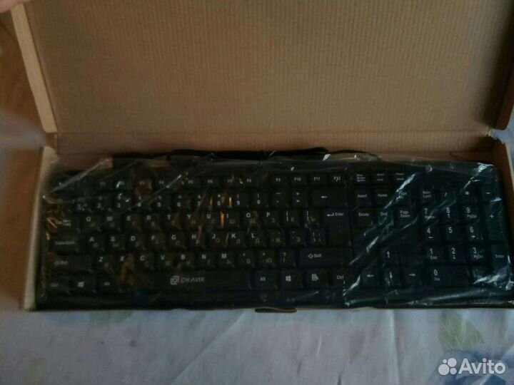 Клавиатура проводная новая USB, мышь