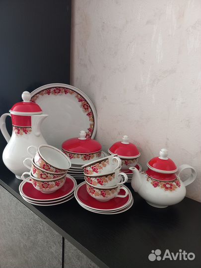 Чайный сервис фарфор ГДР
