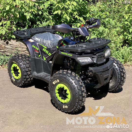 Квадроцикл MotoLand Wild 125 (серый)