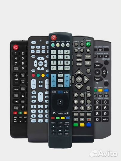 Пульты управления на TV/DVD/SAT/DVB-T2 и т.д