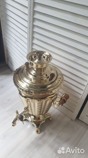 Самовар Тульский на дровах 3 л «Рюмка»