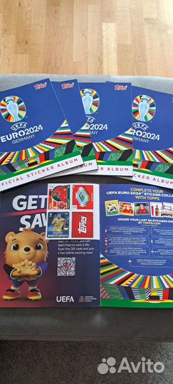 Альбомы Topps euro 2024