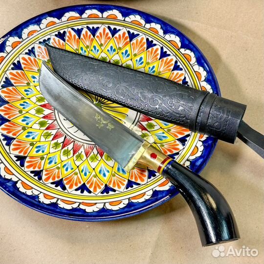 Тарелка керамическая глина