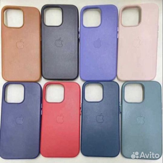 Кожаный чехол iPhone 12/12 Pro/13/13 Pro