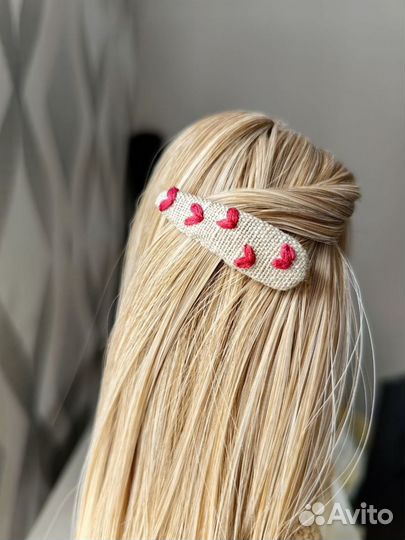 Заколки клик клак ручной работы