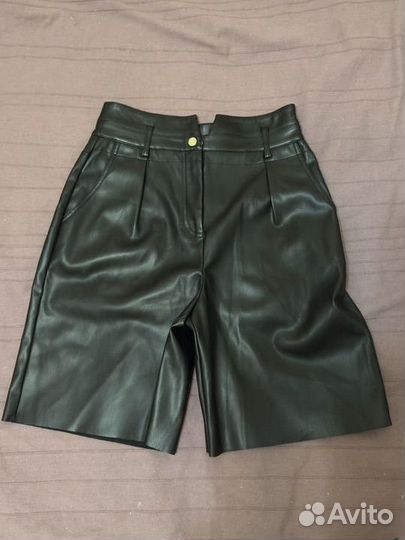 Шорты кожзам