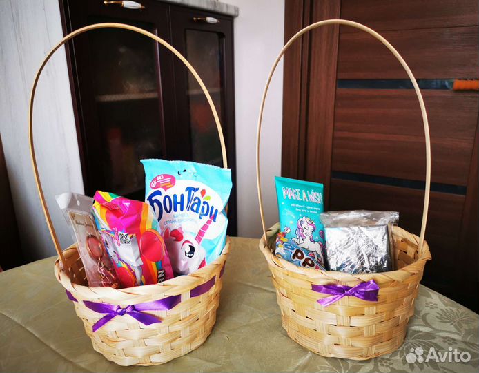 Корзина плетеная для подарка, цветов, конфет