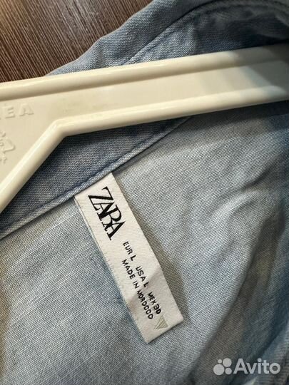 Джинсовая рубашка Zara