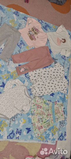 Вещи пакетом на девочку 80 92