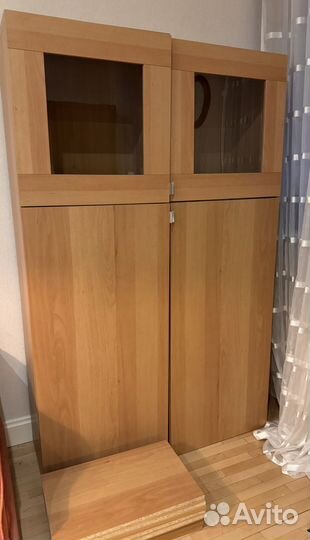 Гарнитур Бесто стеллаж и тумба Икея