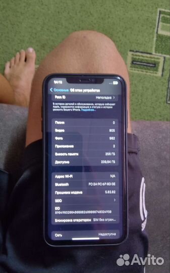 iPhone xs max 256 gb