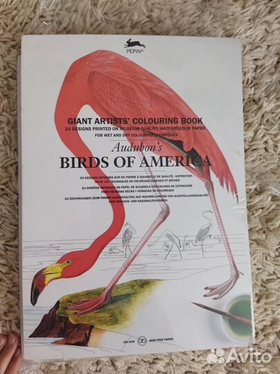 Книга- раскраска для взрослых pepin Giant Artists