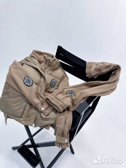 Костюм тройка на флисе Balmain