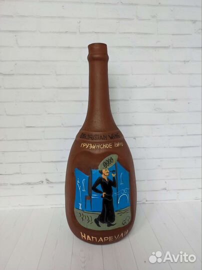 Штоф, графин, бутылка керамика, глиняная