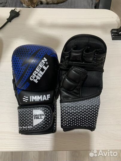 Перчатки для мма green hill