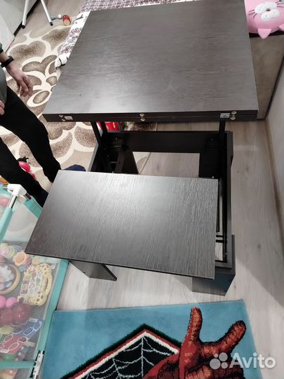 Стол трансформер журнальный обеденный