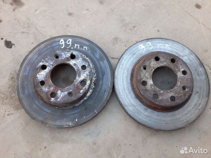 Тормозной диск передний Chevrolet aveo t250