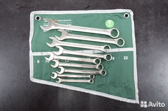 Набор ключей комбинированных 9 шт. Дело Техники