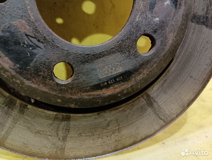 Диски тормозные задние Audi A4 B9 2015 Ауди а 4