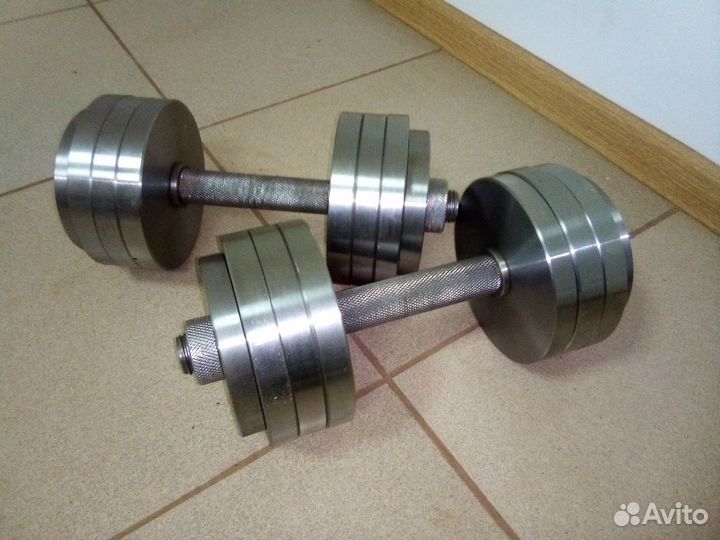 Стальные гантели