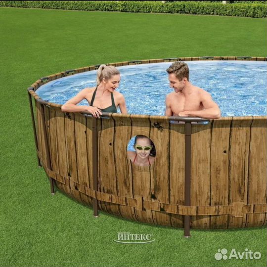 Каркасный бассейн круглый 488х122 см