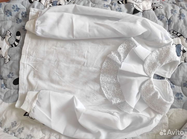 Школьная блузка 128