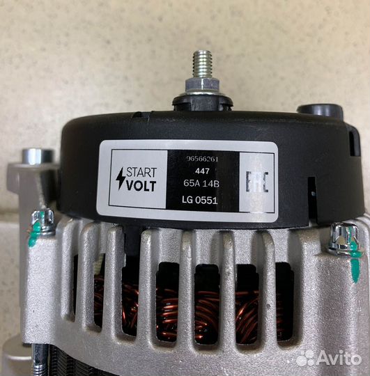 Генератор Daewoo Matiz 0.8, клиновой шкив