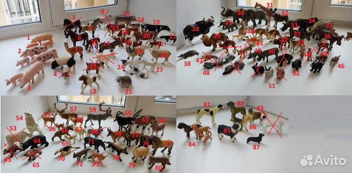 Фигурки Papo, Schleich, Mogo, Safari Ltd