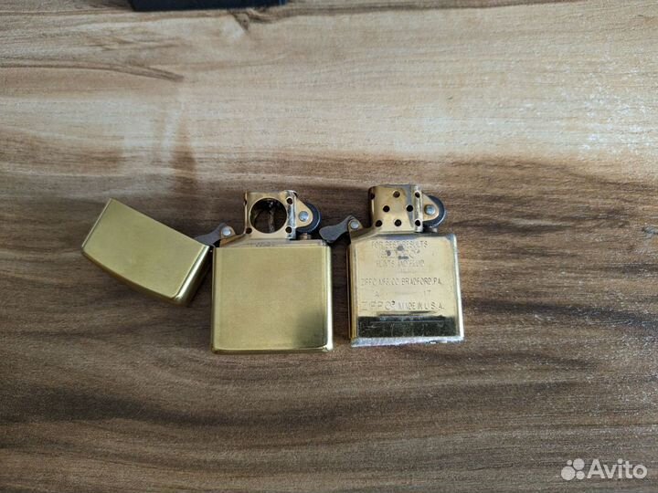 Зажигалка Zippo 168 - Armor - Heavy Brushed Brass